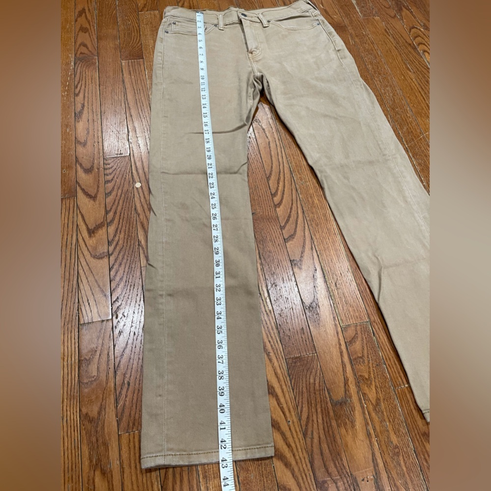 Levi’s Wrangler Men's Khaki Straight Jeans - Picture 13 of 16